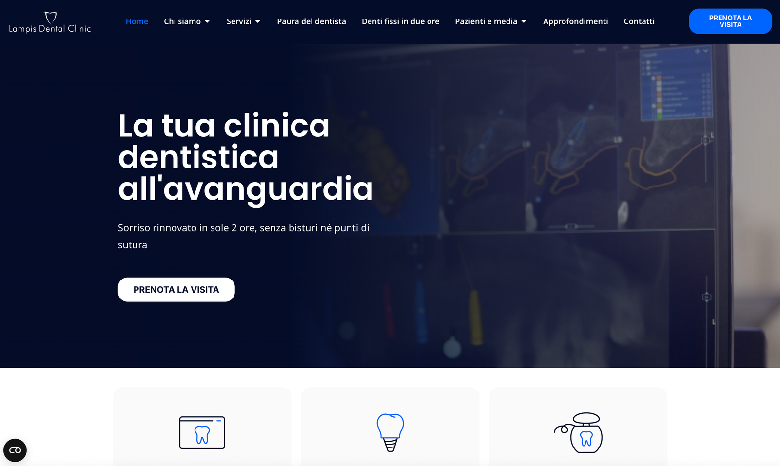 Sito Web Lampis Dental Clinic